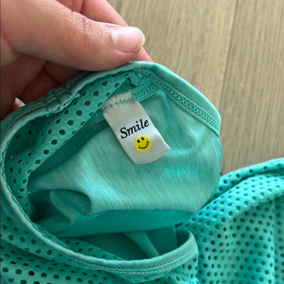 Lorna Jane Medium Aqua Racerback Tank Top - Picture 5 of 5